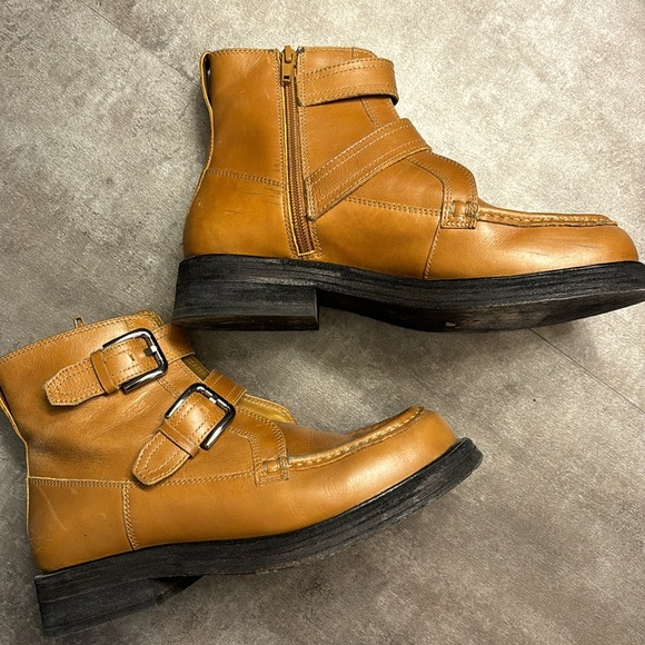 Free People Isla Moto Boots Camel - Picture 6 of 12